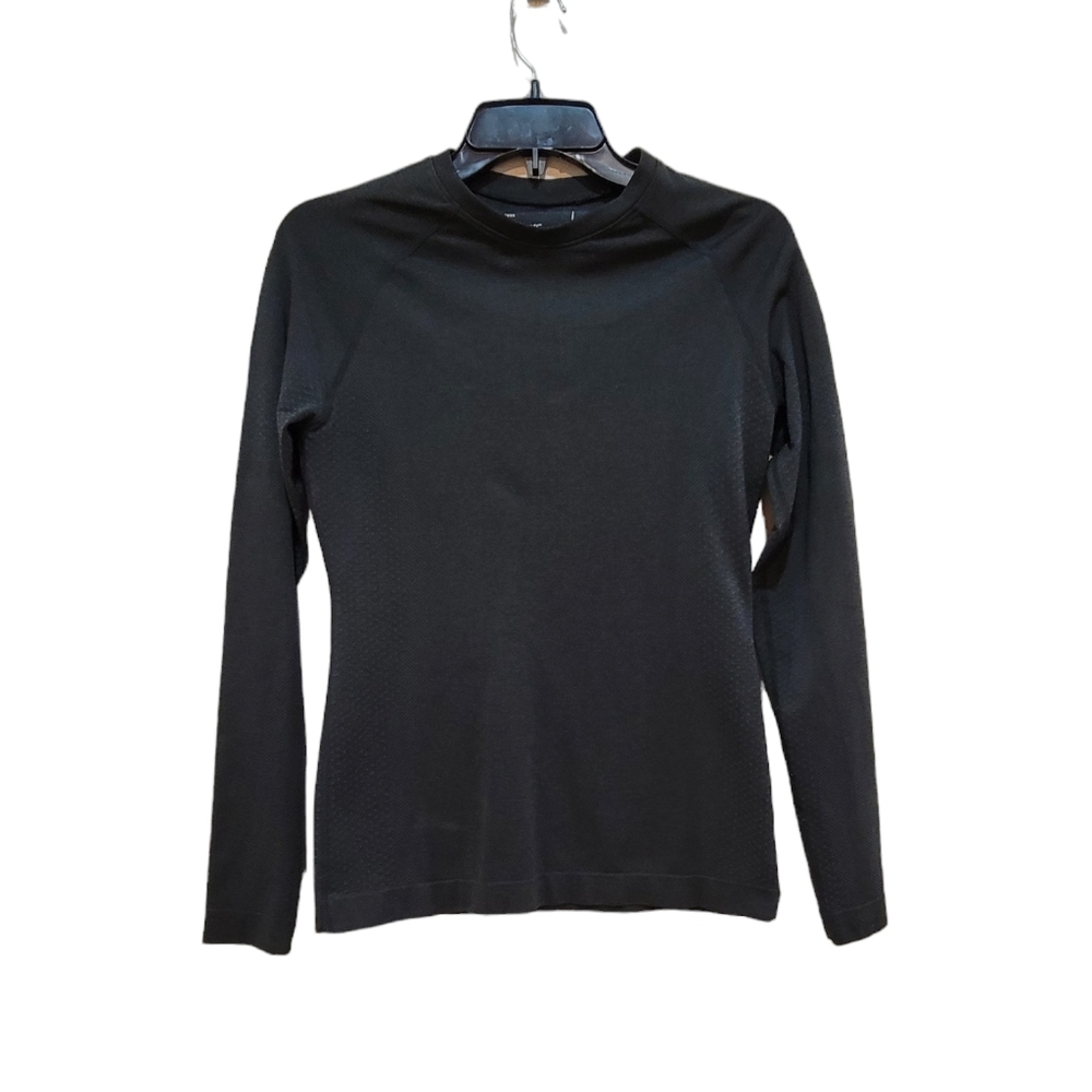 Figs Salta Preformance Underscrub Long Sleeve Top Charcoal Women's Small